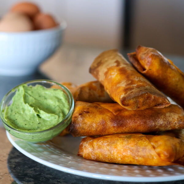 Crispy Breakfast Egg Rolls